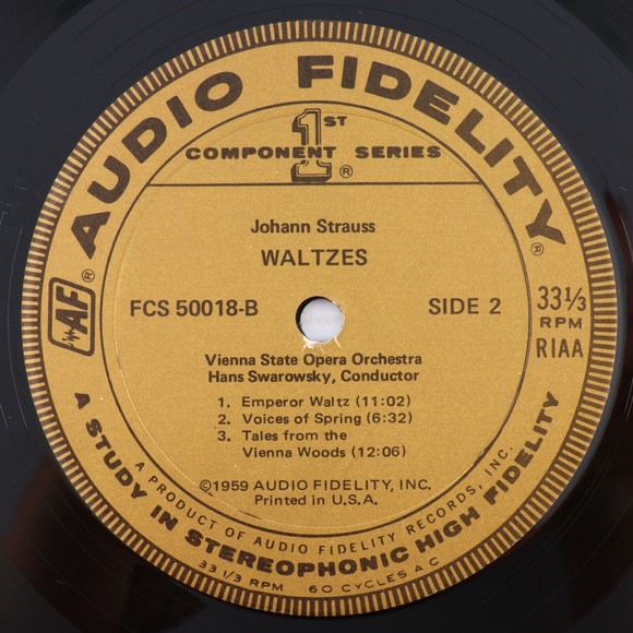 Strauss, Von Suppe, Swarowsky, Overtures/Waltzes Gold Label FCS 50,018 LP Record - Picture 10 of 12